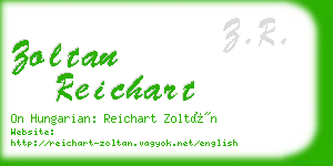 zoltan reichart business card